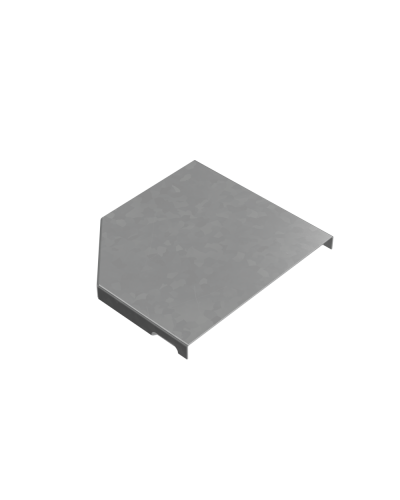 Крышка переходника правого 100-150 мм ПЛЮС КМ-Профиль (KPDplus100-150-R) в Муроме Аксессуары для лотков Pintop.ru