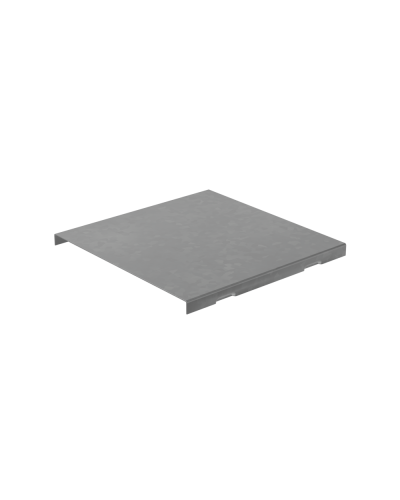 Крышка на угол внешний вертикальный 80х400 мм с разворотом трассы на 180 гр. ПЛЮС HD85 КМ-профиль (KVLTDplus90-80-400 HD85) в Муроме Аксессуары для лотков Pintop.ru