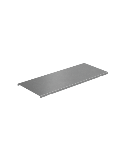 Крышка на вертикальный Т-ответвитель переходник 200-400 мм с разворотом трассы на 90 гр. ПЛЮС (нижняя часть больше исходной) КМ-Профиль (KTDPVplus90-200-400) в Муроме Аксессуары для лотков Pintop.ru