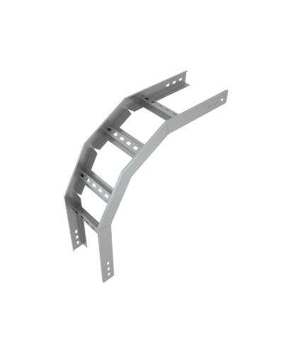 Угол лестничный вертикальный внешний 90 гр. 100х150х1,5 мм HD85 КМ-профиль (LVL90-100-150-1.5 HD85) в Муроме Аксессуары для лотков Pintop.ru