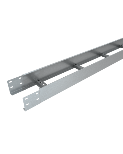 Лоток лестничный 100х600х1,2 L2000 мм Быстрый монтаж HD85 КМ-профиль (LLS100-600-1.2-2000 HD85) в Муроме Кабельные лотки Pintop.ru