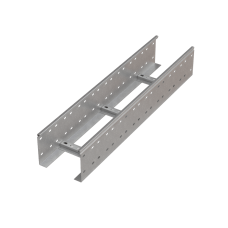 Лоток лестничный 150х400х1,2 L2000 мм HD85 N КМ-профиль (LL150-400-1.2-2000 HD85 N)