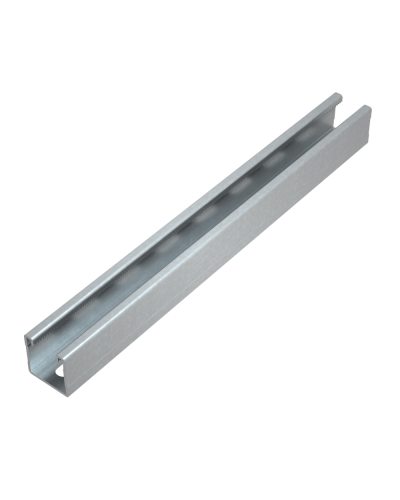 Страт-профиль 41х41 L2800 мм s:1,5 КМ-Профиль (STP41-41-2800) в Муроме Аксессуары для лотков Pintop.ru