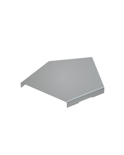 Крышка горизонтального угла 45 гр. 50 мм КМ-Профиль (KGL45-50) в Муроме Аксессуары для лотков Pintop.ru