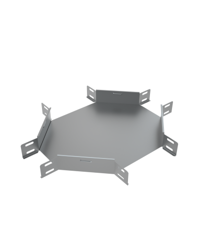Х-разветвитель 50х100 мм КМ-Профиль (XD50-100) в Муроме Аксессуары для лотков Pintop.ru