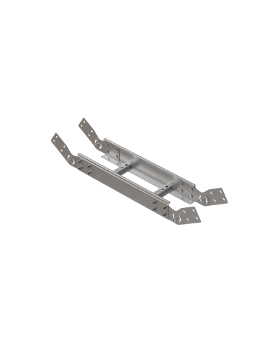 Вертикальный шарнирный угол 100х200х1,2 мм HD N КМ-профиль (LSHL100-200-1.2 HD N) в Муроме Аксессуары для лотков Pintop.ru