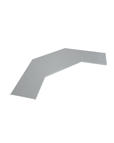 Крышка лестничного горизонтального угла 90 гр. 700 мм HD85 КМ-профиль (KLGL90-700 HD85) в Муроме Аксессуары для лотков Pintop.ru