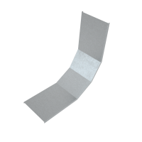 Крышка лестничного вертикального внутреннего угла 90 гр. 600 мм HD85 КМ-профиль (KLNL90-600 HD85)