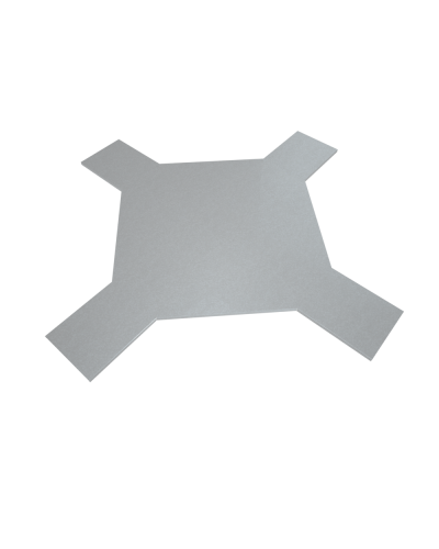 Крышка лестничного Х-разветвителя 800 мм КМ-профиль (KLXD800) в Муроме Аксессуары для лотков Pintop.ru