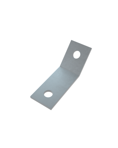 Уголок 45 гр. (2 отверстия) КМ-Профиль (USG45-2) в Муроме Аксессуары для лотков Pintop.ru