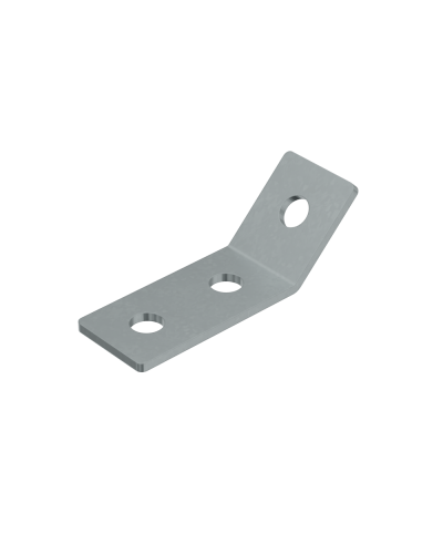 Уголок 45 гр. (3 отверстия) КМ-профиль (USG45-3) в Муроме Аксессуары для лотков Pintop.ru