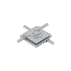 Универсальный соединитель для прутка Ø 5-10 мм с 3 пластинами 40х40 мм КМ-Профиль (3USM-D5-10)