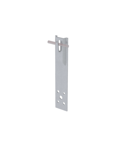 Прямой держатель зажимной для прутка Ø 5-8 мм H60 мм HD КМ-Профиль (DZP-H60-D5-8 HD) в Муроме Монтажные материалы Pintop.ru