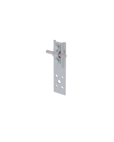 Прямой держатель болтовой для прутка Ø 5-10 мм H60 мм TD КМ-Профиль (DBP-H60-D5-10 TD) в Муроме Монтажные материалы Pintop.ru