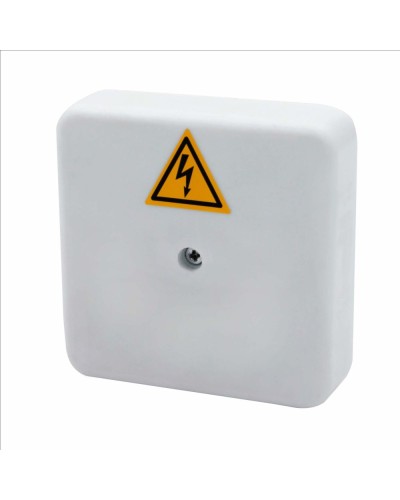 Коробка распределительная огнестойкая КРОПС-П0, IP41, габаритные размеры 75х75х20 мм, для кабелей сечением до 4 мм2, 2 клеммы КМ-Профиль (FRJB-KM-P0-4-02-КРОПС-IP41) в Муроме Распределительные коробки Pintop.ru