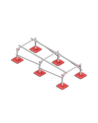Опорная конструкция для установки оборудования TECHNORAPTOR FOOT 1000х2500 HD КМ-профиль (KM-TR-F-SSEI-1000-2500 HD) в Муроме Системы видеонаблюдения Pintop.ru