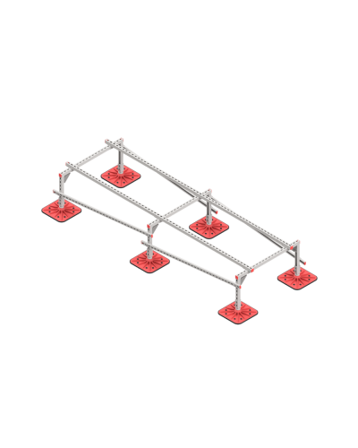 Опорная конструкция для установки оборудования TECHNORAPTOR FOOT 1000х3000 HD КМ-профиль (KM-TR-F-SSEI-1000-3000 HD) в Муроме Системы видеонаблюдения Pintop.ru