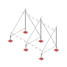 Опорная конструкция для установки нескольких солнечных панелей/коллекторов TECHNORAPTOR FOOT КМ-профиль (KM-TR-F-SSfMMPI-C)