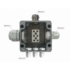 Металлическая коробка соединительная Магнито-контакт МКС 2ВК «МОРОЗ» с датчиком вскрытия корпуса (тампером), IP66/IP68