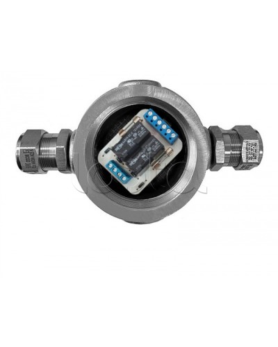 Магнито-Контакт УК-ВК-Ех-12 АЯКС П, с двумя кабельными вводами Ех МКВМ 20 в Муроме Комутационные взрывозащищенные коробки Pintop.ru