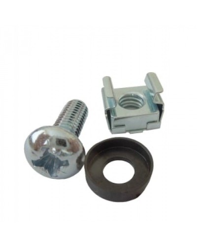 Комплект крепежа (винт М5 чёрный, гайка кузовная М5, шайба 5 чёрная по 40шт) МЕТА 9919 в Муроме Система оповещения и трансляции Мета Pintop.ru