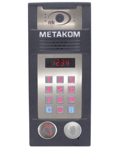 Многоабонентый антивандальный блок вызова со встроенной гибридной видеокамерой Метаком MК2018-RFMFСVH в Муроме Блоки вызова многоабонентные Pintop.ru