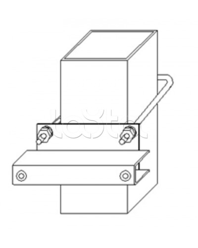 Узел крепления блоков подключения и управления БД-НР, БМ-НР, БУПР извещателей Омега-микродизайн УЗК-КС 80 в Муроме Кронштейны и планки для извещателей Pintop.ru
