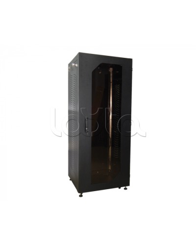 Шкаф телекоммуникационный Тромбон ТШ-256060Ч6 напольный 25U на 6 приборов в Муроме Система оповещения и трансляции Pintop.ru