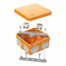 Коробка огнестойкая для о/п двухкомпонентная 60-0210-FR2.5-4 Е15-Е120 80х80х40 Промрукав (60-0210-FR2.5-4)