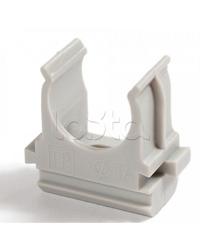 Крепеж-клипса для труб АБС-пластик в карт д16 (200шт/2000шт уп/кор) Промрукав (PR.0616) в Муроме Держатели, клипсы, скобы Pintop.ru