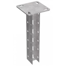 Стойка двойная потолочная для средних нагрузок 35х30х400 пятка 120х120 Промрукав (PR08.2598)