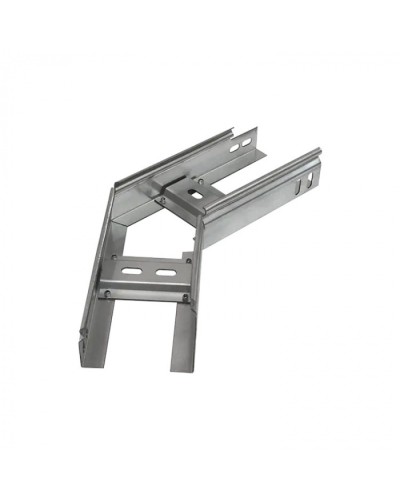 Угол горизонтальный 45 градусов лестничный 400х200 (1,2 мм) Промрукав (PR08.5265) в Муроме Аксессуары для лотков Pintop.ru