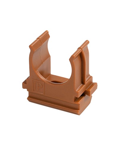 Крепёж-клипса для труб АБС-пластик бук д20 в малой упаковке (10шт/1000шт уп/кор) Промрукав (PR13.0052) в Муроме Держатели, клипсы, скобы Pintop.ru