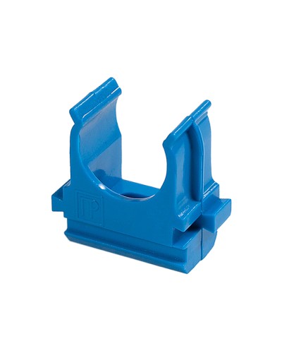 Крепёж-клипса для труб АБС-пластик синяя д20 в малой упаковке (10шт/1000шт уп/кор) Промрукав (PR13.0061) в Муроме Держатели, клипсы, скобы Pintop.ru