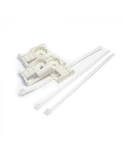 Комплекты крепления площадка для прямого монтажа белая со стяжкой 2,5х100 мм (100 шт) Промрукав (PR13.02512) в Муроме Аксессуары для кабель-канала Pintop.ru