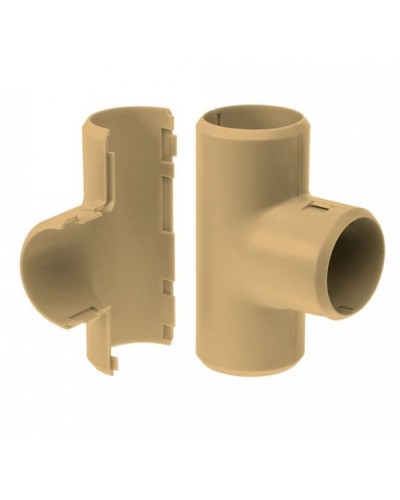 Тройник разборный сосна д25 (30шт/300шт уп/кор) Промрукав (PR13.0289) в Муроме Повороты, муфты, тройники Pintop.ru