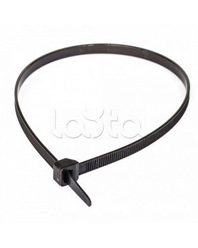 Стяжки нейлоновые 4,8*500 (ч) (100 шт/уп) Промрукав (80 уп/кор) (PR08.3081) в Муроме Стяжки-хомуты Pintop.ru