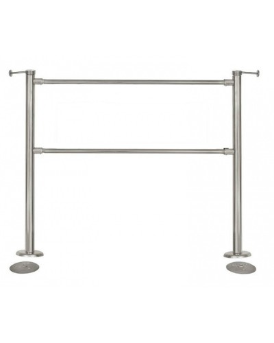 Стойка стационарная Ростов-Дон ОБ1/2-1 у (Хром) в Муроме Ограждения Pintop.ru