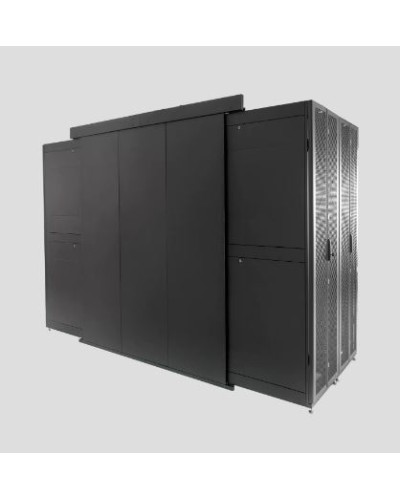 Панель задняя двухрядного коридора сплошная 48U для шкафов серии ШТК-СП-48.×.× ЦМО ЦОД-СП-Ф2-48-9005 в Муроме Аксессуары для стоек и шкафов Pintop.ru