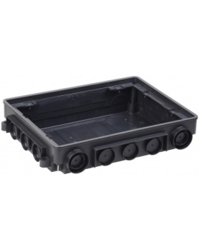 IEK Коробка напольная ONFLOOR 12 модулей (KNU-12-PA-9011) в Муроме Аксессуары для кабель-канала Pintop.ru