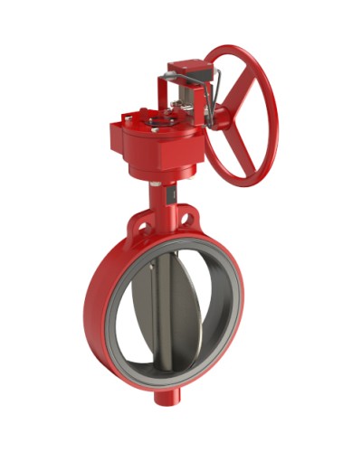 Затвордисковый с ручным приводом с контролем положения УКПЗА Спецавтоматика 3т 200/1,6(Р)-Ф.У3.1-АМК-200v1 в Муроме Затворы дисковые Pintop.ru