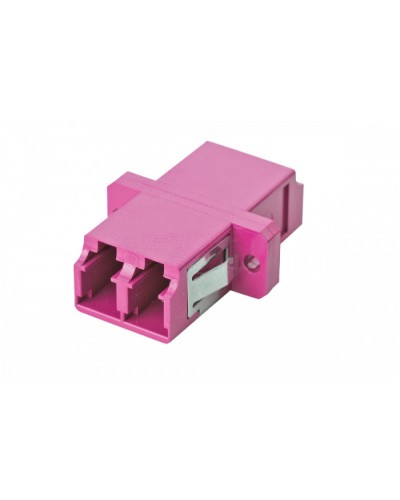 Адаптер OM4, LC дуплекс, с фланцами, пурпурный Eurolan (36A-40-2L-02MG) в Муроме Проходные адаптеры Pintop.ru