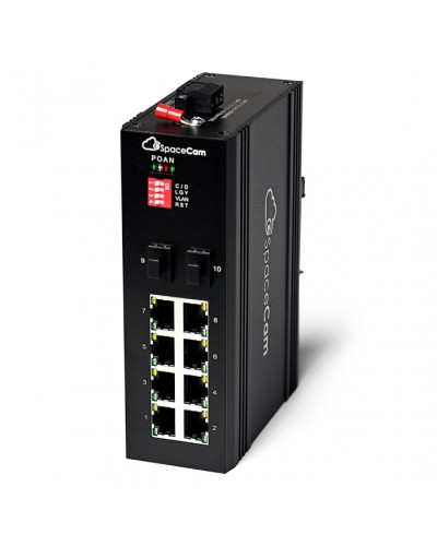Промышленный PoE коммутатор SpaceCam SC-I-8GP-240-2G (A) в Муроме Коммутаторы Pintop.ru