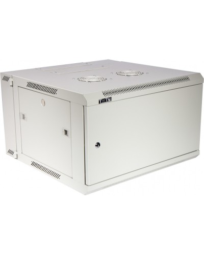 Шкаф настенный серии Pro, 3-секционный, 12U 600x600, металлическая дверь TWT-CBW3M-12U-6x6-GY в Муроме Аксессуары для стоек и шкафов Pintop.ru