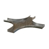 Ответвитель X-образный горизонтальный плавный Hyperline RST-CXS-200-50-0,8-R100-SZ