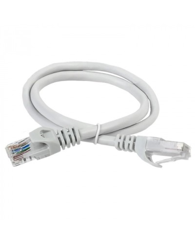 ITK Коммутационный шнур (патч-корд) кат.5Е UTP 1м серый (PC01-C5EU-1M) в Муроме Патчкорды (медные) Pintop.ru