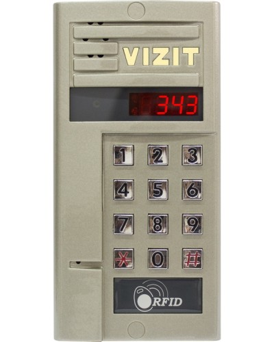 Блок вызова для совместной работы с БУД-302 VIZIT БВД-343F в Муроме Блоки вызова многоабонентные Pintop.ru