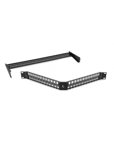 Угловая модульная патч-панель 19, 48 портов, 1U Cabeus (PLBHD-48-CON) в Муроме Патч панель Pintop.ru