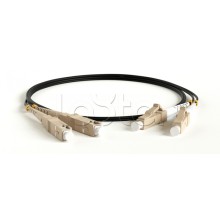 Патч-корд волоконно-оптический Hyperline FC-D2-50-SC/PR-SC/PR-H-3M-LSZH-BK