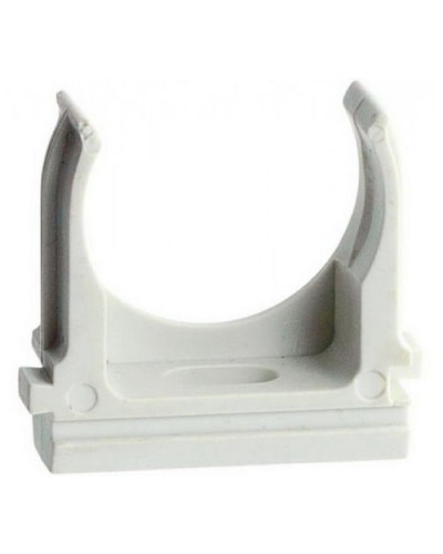 Держатель (клипса) для гофрированной или жесткой гладкой трубы D25 мм (10 шт/уп) Экопласт 41725-10 в Муроме Держатели, клипсы, скобы Pintop.ru